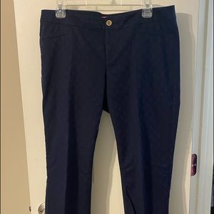 Navy Lilly Pulitzer Size 12 Kelly Ankle Pant EUC